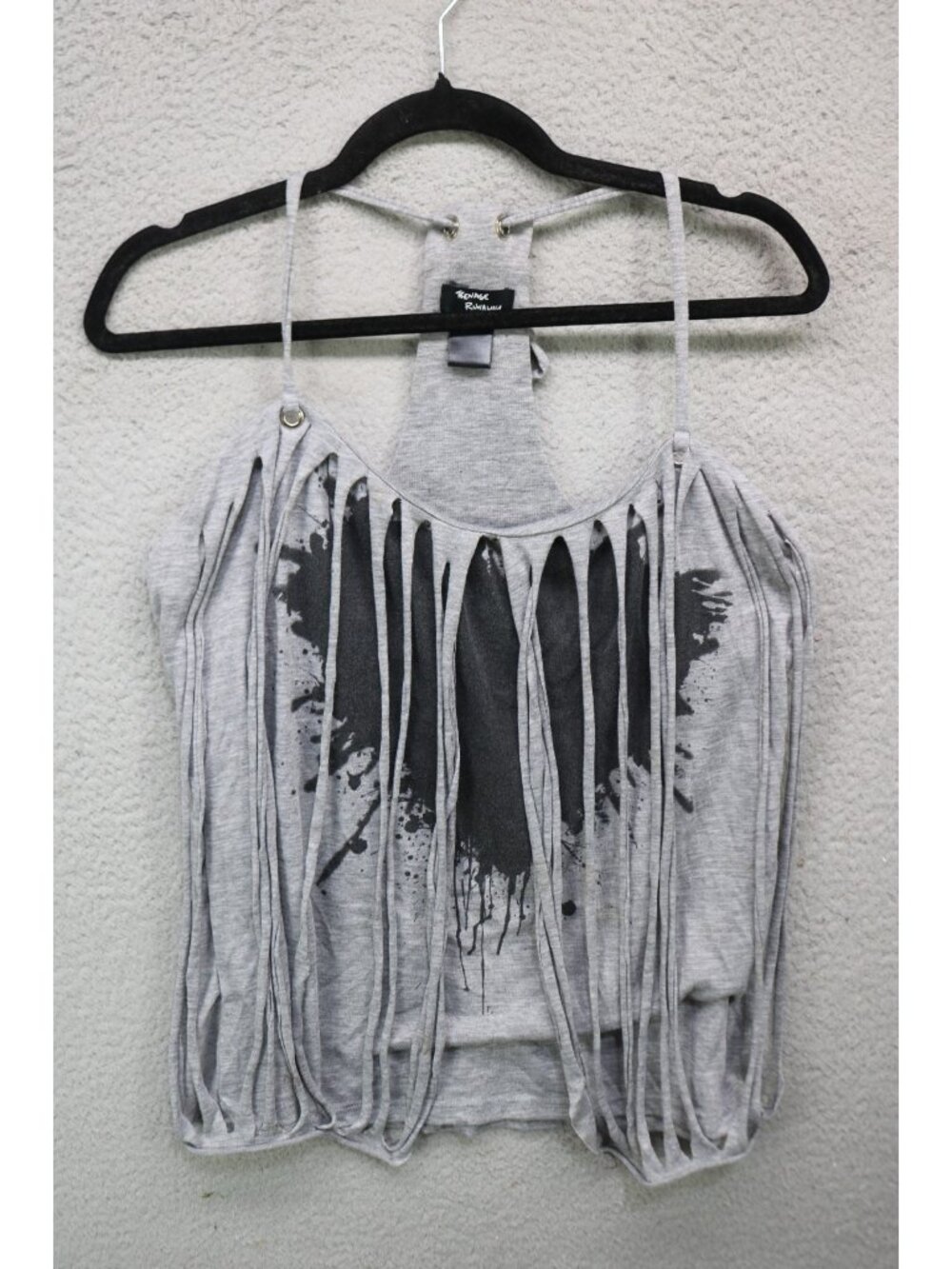 Teenage Runaway Vintage Halter Cut Out Tank-Size Large-Y2K-90's